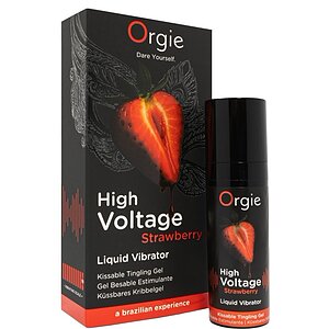 Stimulente Sexuale Pentru Femei Orgie High Voltage Strawberry - Gel Stimulare 15 ml