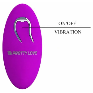 Vibrator Ou Telecomandă Și 12 Funcții Mov