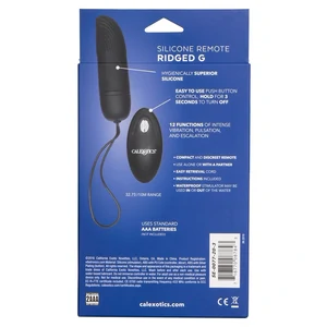 Ou Vibrator Remote Ridged G Negru