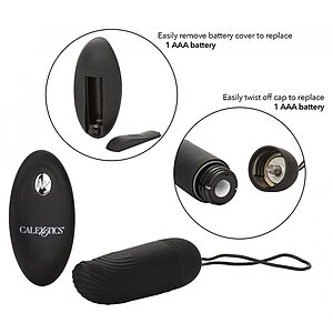 Ou Vibrator Remote Ridged G Negru