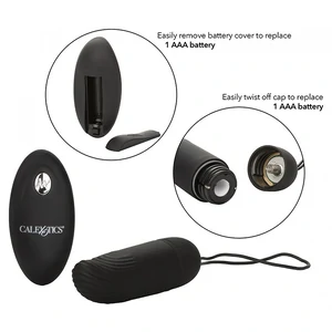 Ou Vibrator Remote Ridged G Negru