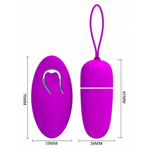 Ou Vibrator Pretty Love Bradley cu Telecomandă Wireless Roz