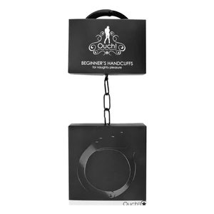 Ouch Beginners Handcuffs Negru