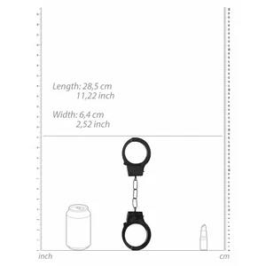Ouch Beginners Handcuffs Negru