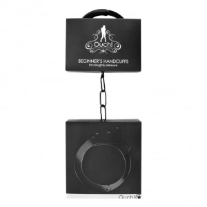 Ouch Beginners Handcuffs Negru