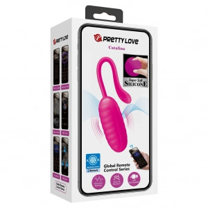 Vibrator Ou Catalina Control Bluetooth Reîncărcabil Din silicon Roz