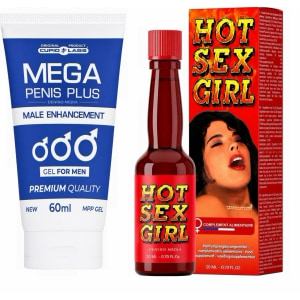 Pachet Afrodisiac Hot Sex Girl 20ml Și Gel Mărire Penis Mega Penis Plus 65ml pe Denysa.ro