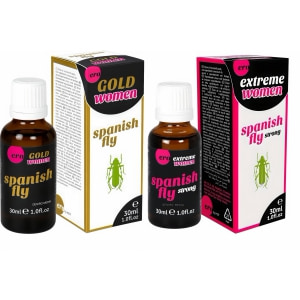 Pachet Afrodisiac Spain Fly Extreme Women 30ml + Afrodisiac Spanish Fly Strong Gold Women 30ml pe Denysa.ro