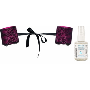 Pachet Cătușe Obsessive Roseberry Mov + Special Cleaner Love Toys 50ml Roz pe Denysa.ro
