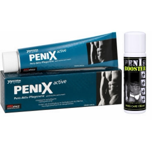 Pachet Cremă Pentru Potență Penis Booster 125ml + Cremă Pentru Potență Penix 75ml pe Denysa.ro