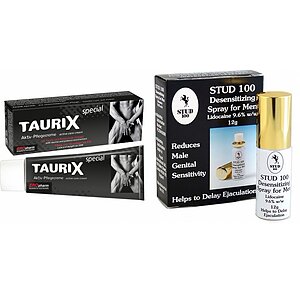 Pachet Crema Stimulatoare Taurix Extra Strong 40ml + Spray Stud 100 Original