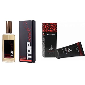 Pachet Crema Titan Gel + Parfum Top Musk