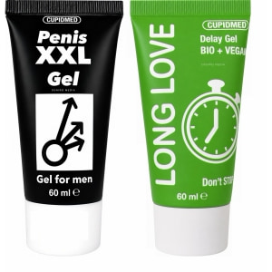 Pachet Gel Ejaculare Precoce Long Love 50ml + Gel Mărirea Penisului Mr XXL Gel 50ml pe Denysa.ro
