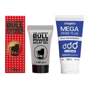 Pachet Gel Mărire Penis Mega Penis Plus 65ml Și Gel Ejaculare Prematură Bull Power Delay 30ml Pachet Gel Mărire Penis Mega Penis Plus 65ml Și Gel Ejaculare Prematură Bull Power Delay 30ml pe Denysa.ro