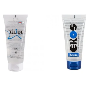 Pachet Lubrifiant Eros Aqua 200ml + Lubrifiant Just Glide Anal 200ml pe Denysa.ro