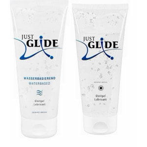 Pachet Lubrifiant Just Glide Anal 200ml + Lubrifiant Just Glide Waterbased 200ml pe Denysa.ro