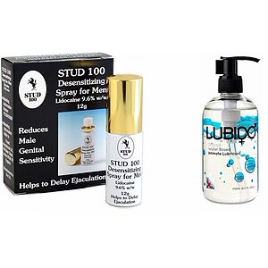Pachet Lubrifiant Lubido + Spray Stud 100 Original pe Denysa.ro