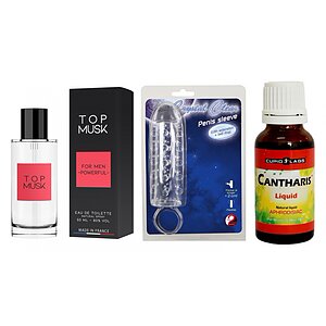 Pastile Sex Pachet Magnet al Plăcerii: Extensie, Feromoni și Picături