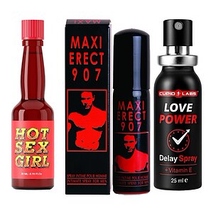 Pachet Maraton Intim: Erecție, Control și Pasiune