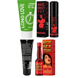 Pachet Maraton: Kit Intensificator pentru Cuplu Pachet Maraton: Kit Intensificator pentru Cuplu pe Denysa.ro