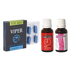 Pachet Pasiune Max: Kit 3-în-1 pentru nopți intense pe Denysa.ro
