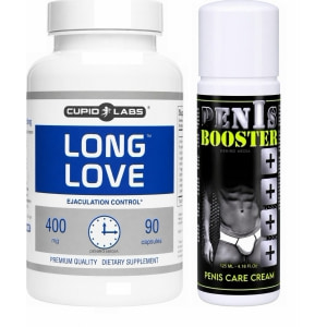 Pachet Pastile Long Love + Cremă Penis Booster pe Denysa.ro