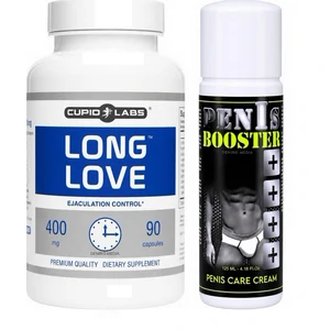 Pachet Pastile Long Love + Cremă Penis Booster pe Denysa.ro