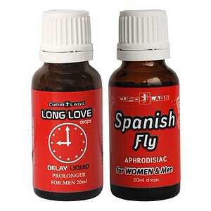 Pachet Picături Afrodisiace Spanish Fly 20ml + Picături Ejaculare Precoce Long Love 20ml pe Denysa.ro