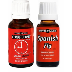 Pachet Picături Afrodisiace Spanish Fly 20ml + Picături Ejaculare Precoce Long Love 20ml pe Denysa.ro