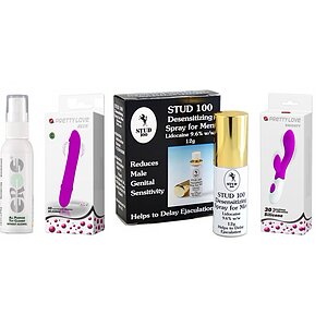 Pachet Plăcere Prelungită: Control, Curățenie, Vibrații