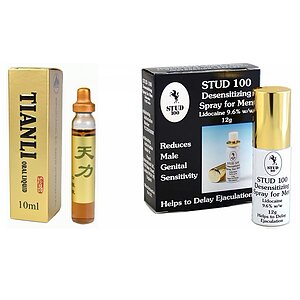 Pachet Promo Spray Stud 100 Orginal 12 g Si Tianli Ultra Power 10ml pe Denysa.ro