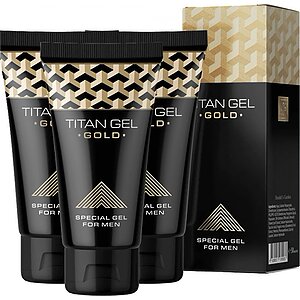 Pachet Promoțional 3 x Gel Titan Gold, Pentru Bărbați, 50 ml pe Denysa.ro