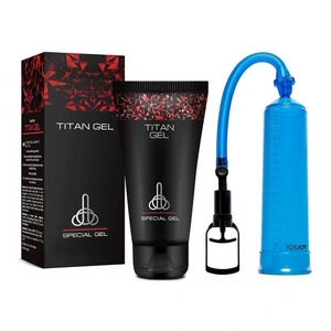 Pachet Promoțional Gel Titan 50 ml și Pompă Mărirea Penisului Pachet Promoțional Gel Titan 50 ml și Pompă Mărirea Penisului pe Denysa.ro