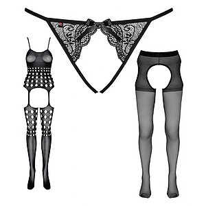 Pachet Seducție Totală: Set Provocator 3în1