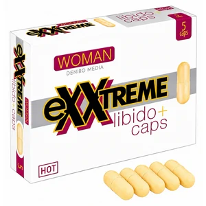 Pachet Set Limited Edition Lovers Fantasy Negru + Capsule Femei eXXtreme Libido Afrodisiac 5buc