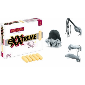 Pachet Set Limited Edition Lovers Fantasy Negru + Capsule Femei eXXtreme Libido Afrodisiac 5buc pe Denysa.ro