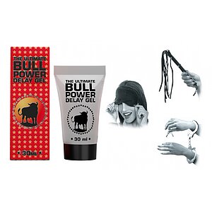 Pachet Set Limited Edition Lovers Fantasy Negru + Gel Ejaculare Prematură Bull Power Delay 30ml pe Denysa.ro