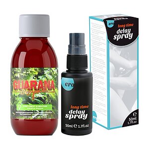 Pachet Spray HOT Delay 50 ml + Afrodisiac Guarana ZN Special 100ml pe Denysa.ro