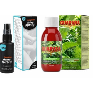 Pachet Spray HOT Delay 50 ml + Afrodisiac Guarana ZN Special 100ml pe Denysa.ro