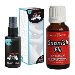 Pachet Spray HOT Delay + Picături Spanish Fly pe Denysa.ro