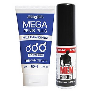 Pachet Spray Men Secret Și Gel Mega Penis Plus pe Denysa.ro