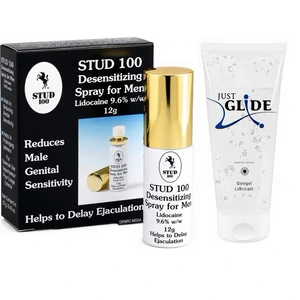 Pachet Spray Stud 100 Original + Lubrifiant Just Glide Anal 200ml pe Denysa.ro