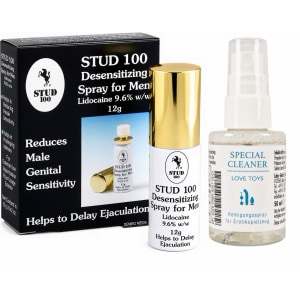 Pachet Spray Stud 100 Original Și Special Cleaner Love Toys 50ml pe Denysa.ro