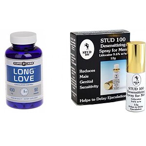 Pachet Spray Stud 100 + Pastile Long Love