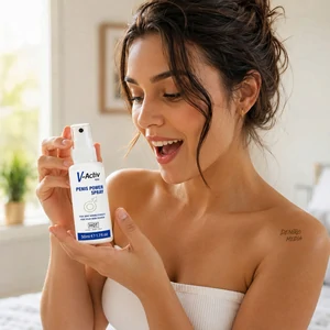 Pachet Spray V-activ Penis Power For Men 50ml + Cremă Pentru Potență Penis Booster 125ml