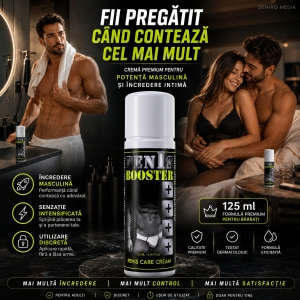 Pachet Cremă Pentru Potență Penis Booster 125ml + Spray Pentru Potență Maxi Erect 907