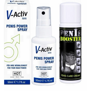 Pachet Spray V-activ Penis Power For Men 50ml + Cremă Pentru Potență Penis Booster 125ml Pachet Spray V-activ Penis Power For Men 50ml + Cremă Pentru Potență Penis Booster 125ml pe Denysa.ro
