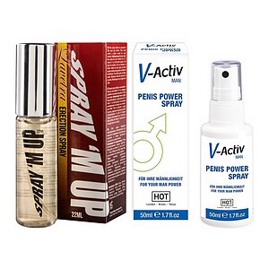 Pachet Spray V-activ Penis Power For Men + Spray Erecție Spray M-Up pe Denysa.ro