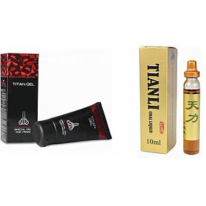 Pachet Tianli Ultra Power Și Cremă Titan Gel Original pe Denysa.ro