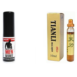 Pachet Tianli Ultra Power + Spray Men Secret pe Denysa.ro